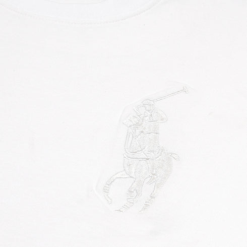 RL White BP Embroidered T-Shirt